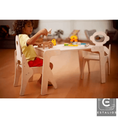 Adventure Awaits with the Wooden Monkey Table Set - Estalios