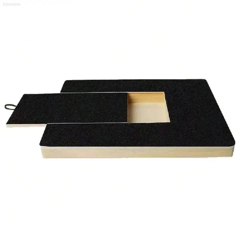 Wooden Nail Scratch Pad with Treat Box - Stress-Free Nail Care for Dogs and Puppies - Estalios