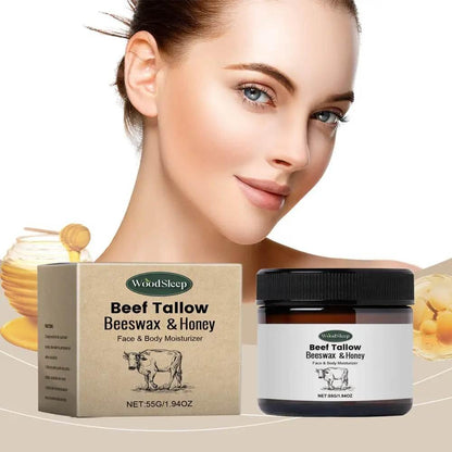 WoodSleep Tallow Moisturizing Cream for Bright, Firm Skin - Estalios