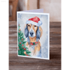 Woofing Wonderful Watercolor Christmas Cards: Santa Paws! Spread Holiday Cheer with our Adorable Dog-themed Christmas Cards! Each Card Features a Charming Watercolor Design - Estalios