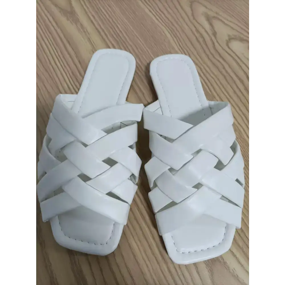 Woven Slide Sandals Size Chart Deals - Slippers