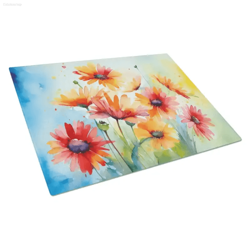 Wow your Kitchen: Vibrant Floral Watercolor Cutting Board! Floral Watercolor Cutting Board: Unleash your Inner Chef! Elevate your Culinary Experience with this Stunning Floral - Estalios