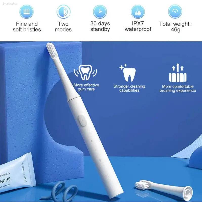Xiaomi Mijia T100 Sonic Electric Toothbrush IPX7 Waterproof - Estalios