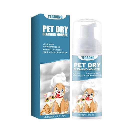 Yegbong Pet Dry Cleaning Mousse for Odor-Free Cats and Dogs - Estalios