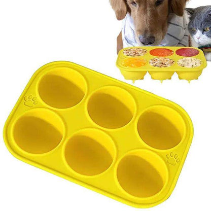 Yellow Dog Treat Mold for Power Chewer Pupsicles Fun - Estalios