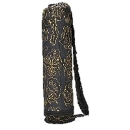 Yoga Bag - OMSutra Hand Crafted Chic Bag - Black - Bags & Wallets