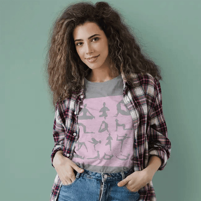 Yoga Sanctuary Print T-Shirts in Soft Cotton for Comfort and Style - Estalios