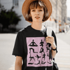 Yoga Sanctuary Print T-Shirts in Soft Cotton for Comfort and Style - Estalios