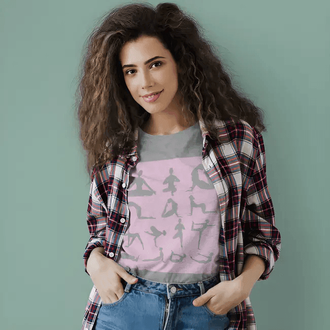 Yoga Sanctuary Print T-Shirts in Soft Cotton for Comfort and Style - Estalios