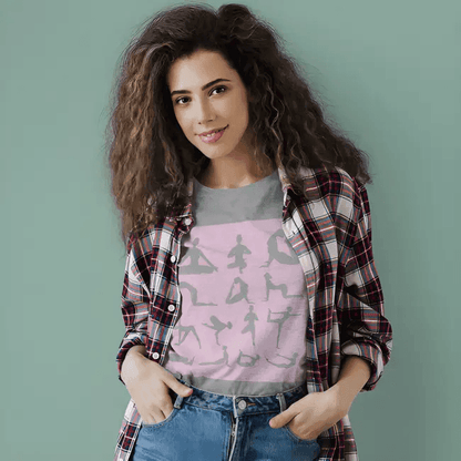 Yoga Sanctuary Print T-Shirts in Soft Cotton for Comfort and Style - Estalios
