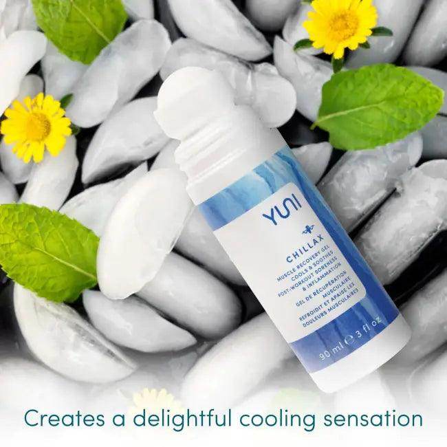 YUNI Chillax Muscle Recovery Gel for Instant Relief - Estalios