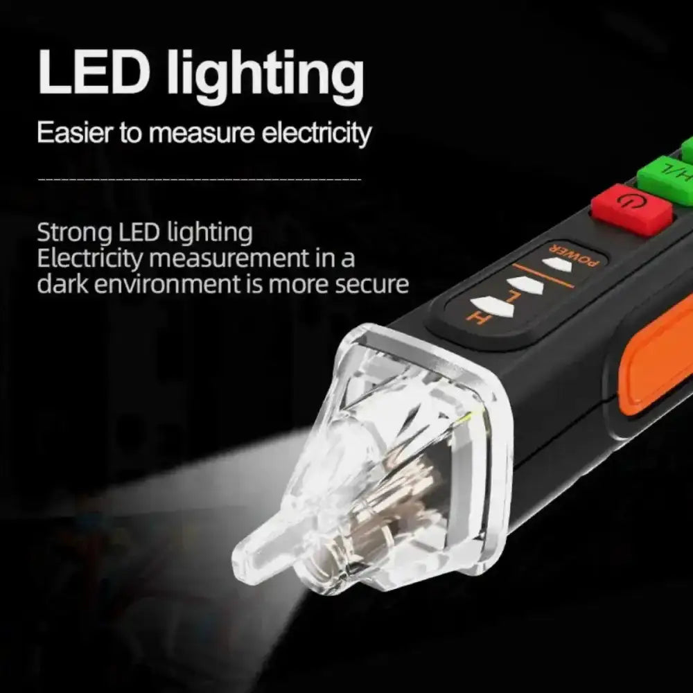 ZapCheck Non-Contact Voltage Tester 12-1000V with LED light for easy circuit checks