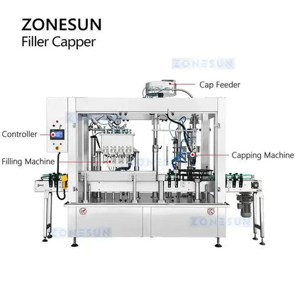 ZONESUN Automatic Beer Bottling Machine for efficient automatic beer filling and capping