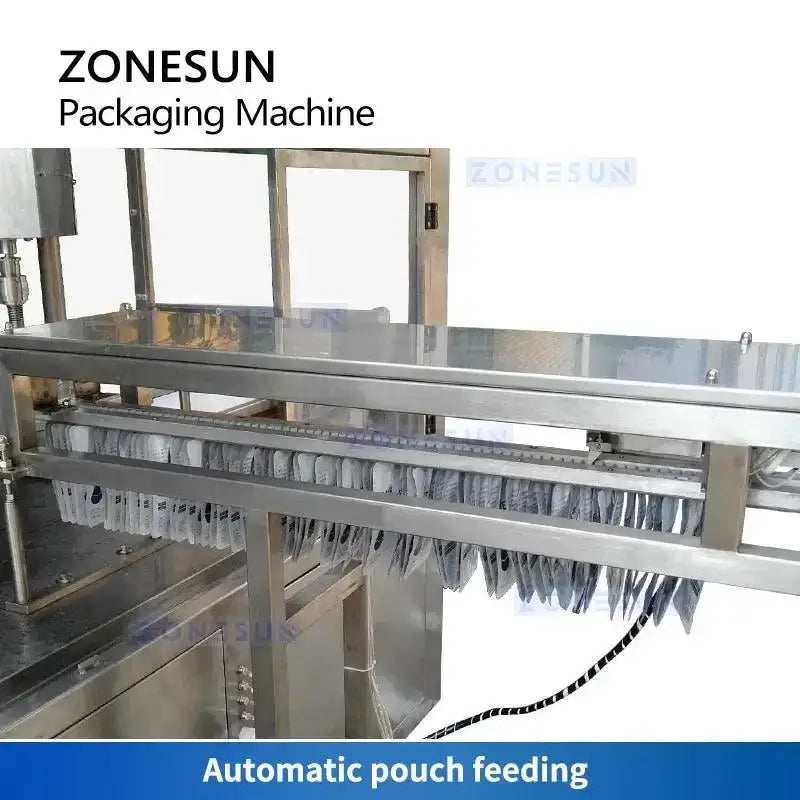 Zonesun Automatic Spout Pouch Liquid Filling Machine for easy spout pouch packaging