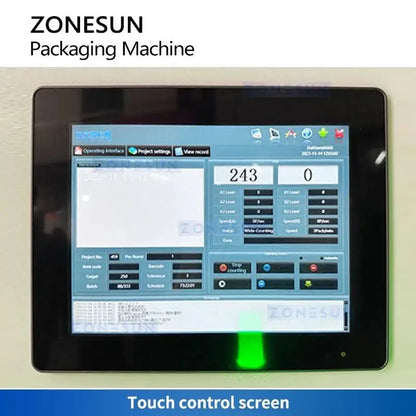 Touch screen of Zonesun CCD Visual Counting Bagging Machine electronic component