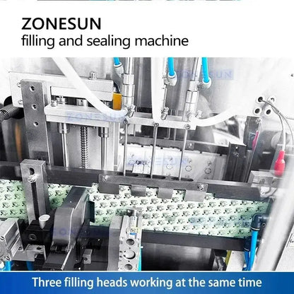 Automatic filling and sealing machine from Zonesun Easy Snap Packer for hassle-free packing