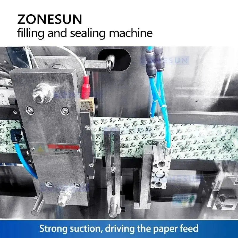 Zonesun Easy Snap Packer Automatic Filling and Sealing Machine in action