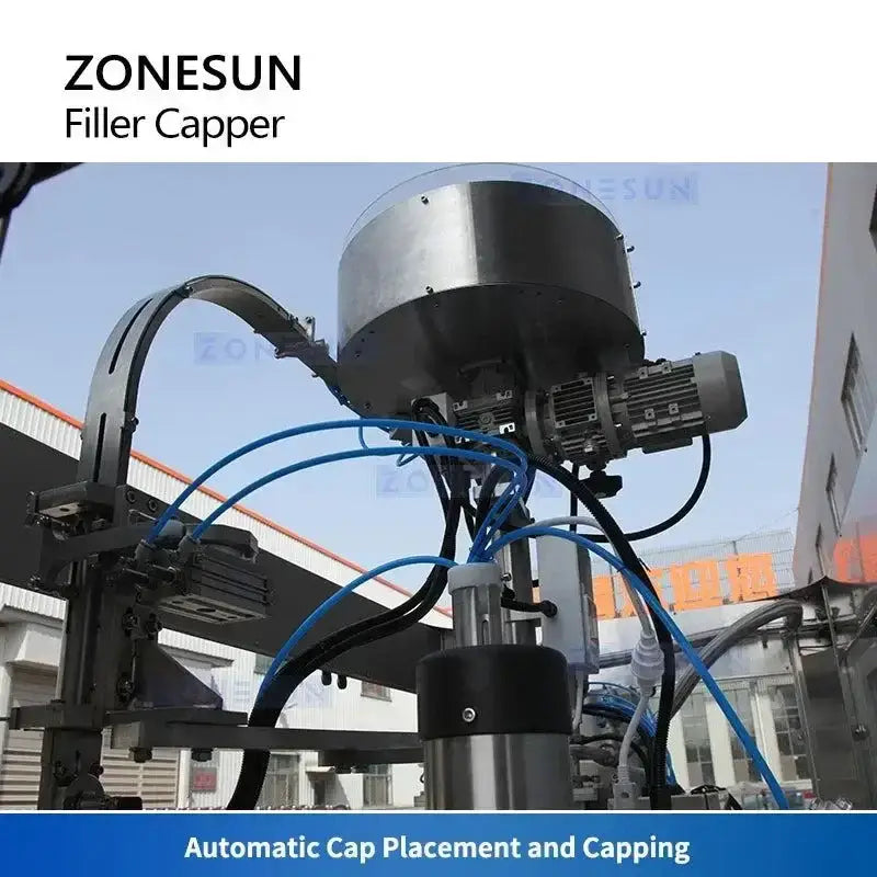 Automatic bottle capping machine for Zonesun ZS-CFC4 automatic beer bottling setup