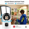 ZOSI Smart Baby Cams WiFi PTZ Auto Tracking AI 360° Panoramic Indoor Video Surveillance - Estalios