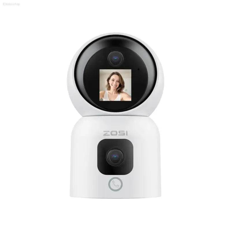 ZOSI Smart Baby Cams WiFi PTZ Auto Tracking AI 360° Panoramic Indoor Video Surveillance - Estalios