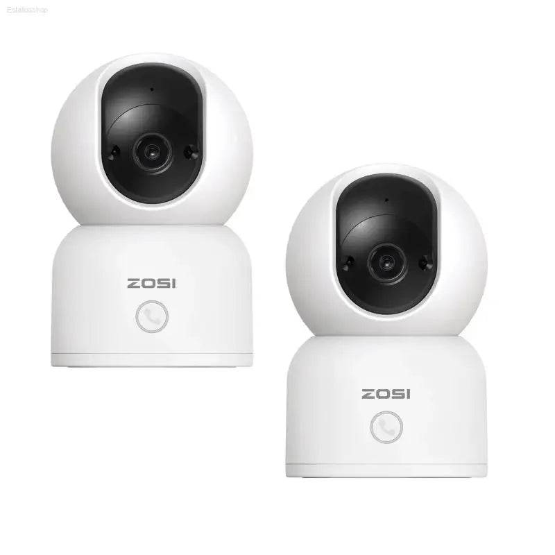 ZOSI Smart Baby Cams WiFi PTZ Auto Tracking AI 360° Panoramic Indoor Video Surveillance - Estalios