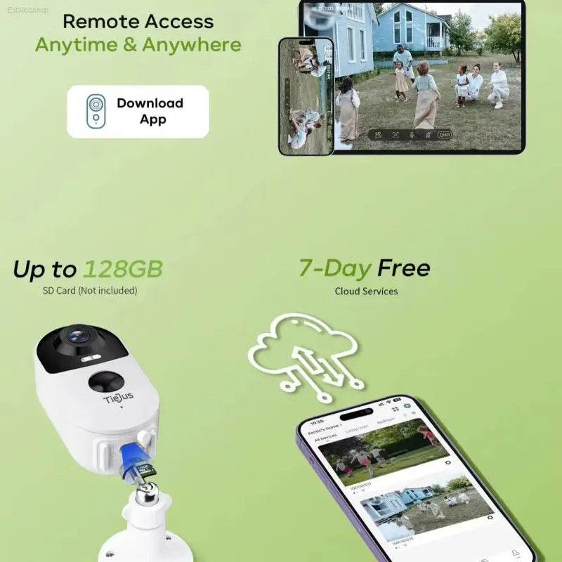 Unleash Wireless Outdoor Security with Color Night Vision! Here is a Product Description for Unleash Wireless Outdoor Security with Color Night Vision: Step Up - Estalios